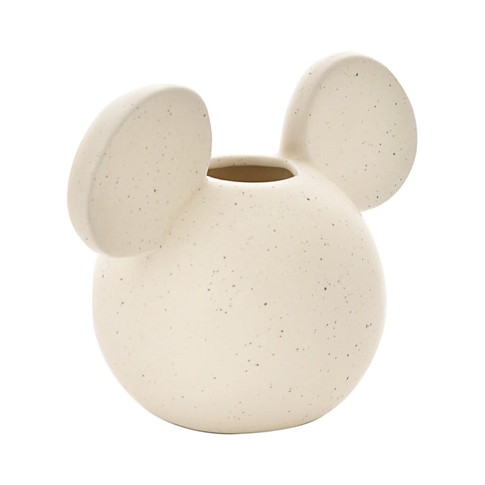 Disney Mickey Head Vase Natural Speckle