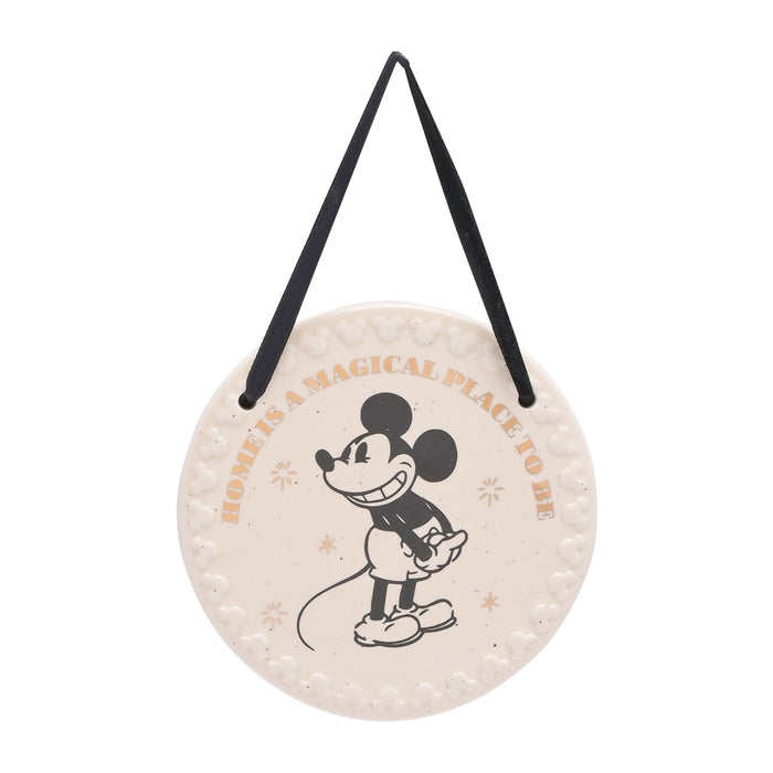 Disney Mickey Ceramic Plaque 'Home'