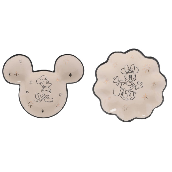 Disney Mickey & Minnie Set of 2 Trinket Dishes