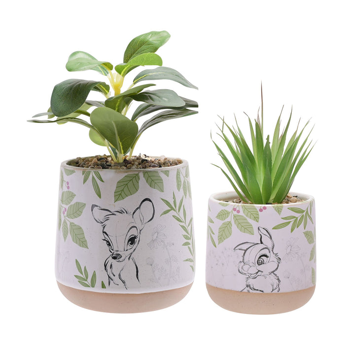 Disney Forest Friends Set of 2 Bambi Planters