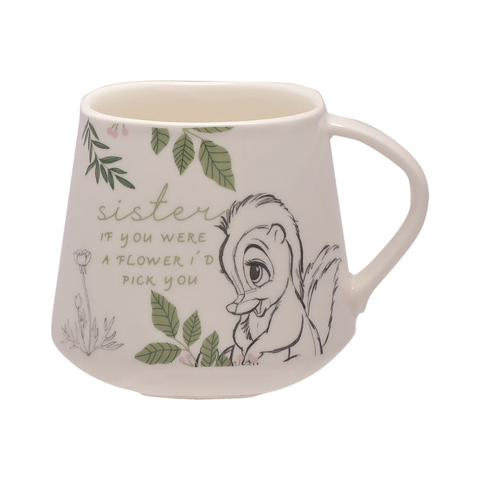 Disney Forest Friends Flower Mug & Coaster Set 'Sister'