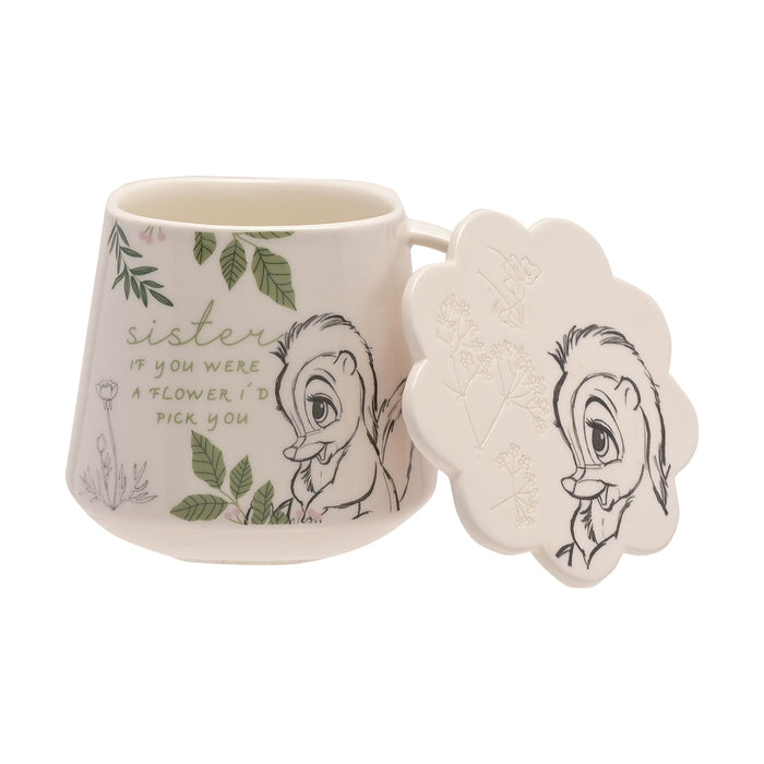 Disney Forest Friends Flower Mug & Coaster Set 'Sister'