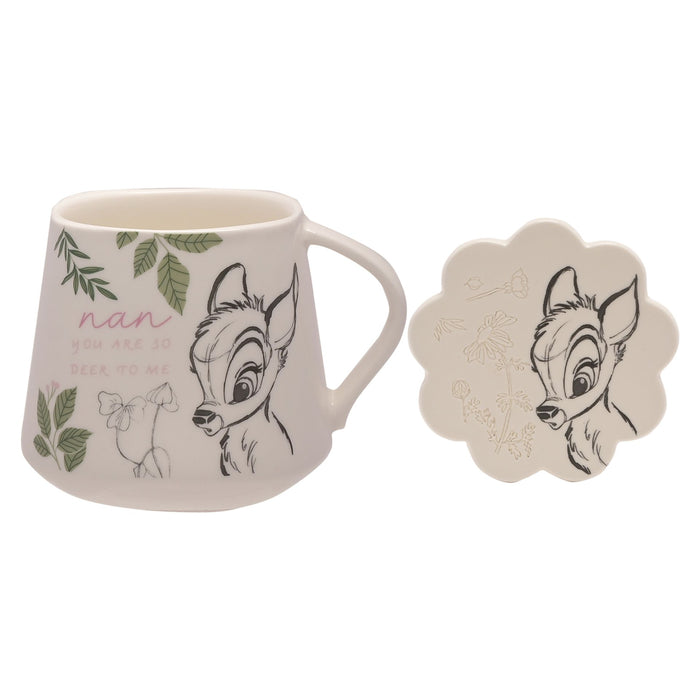 Disney Forest Friends Bambi Mug & Coaster Set 'Nan'