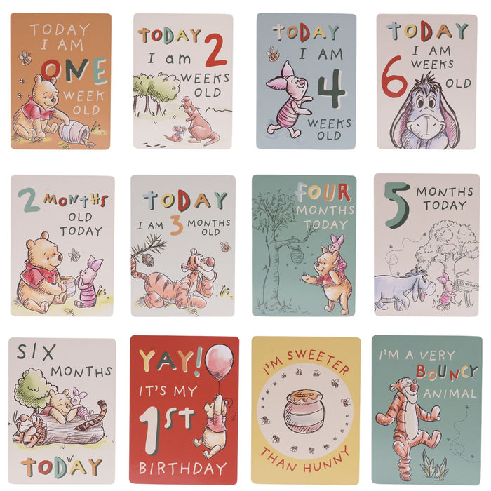 Disney Winnie The Pooh Milestone Cards