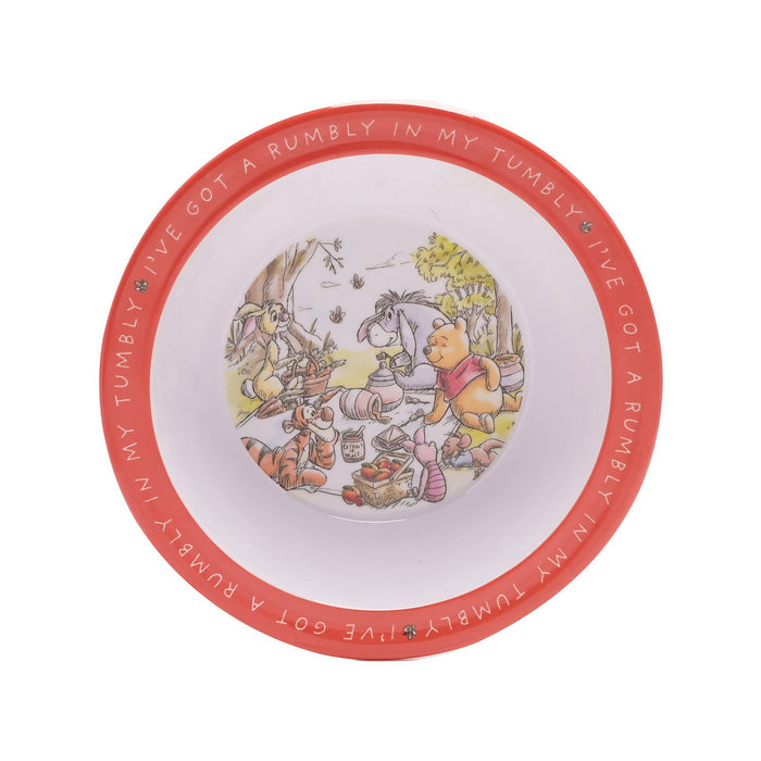 Disney Winnie The Pooh Melamine 4 Piece Dinner Set