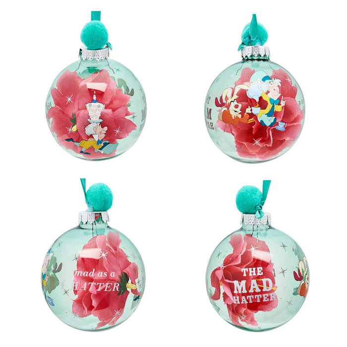 Disney Set of 7 Baubles - Alice In Wonderland