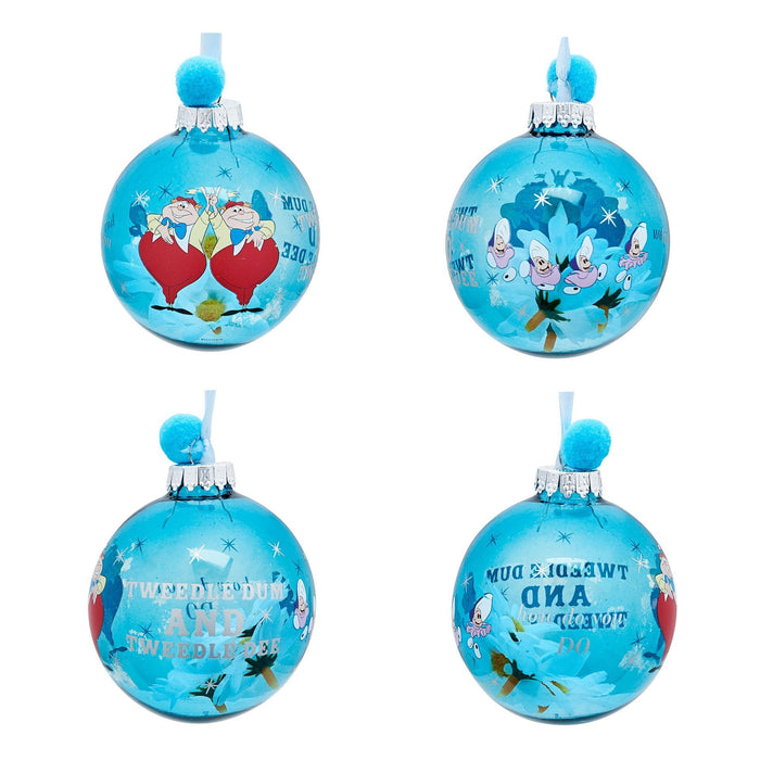 Disney Set of 7 Baubles - Alice In Wonderland