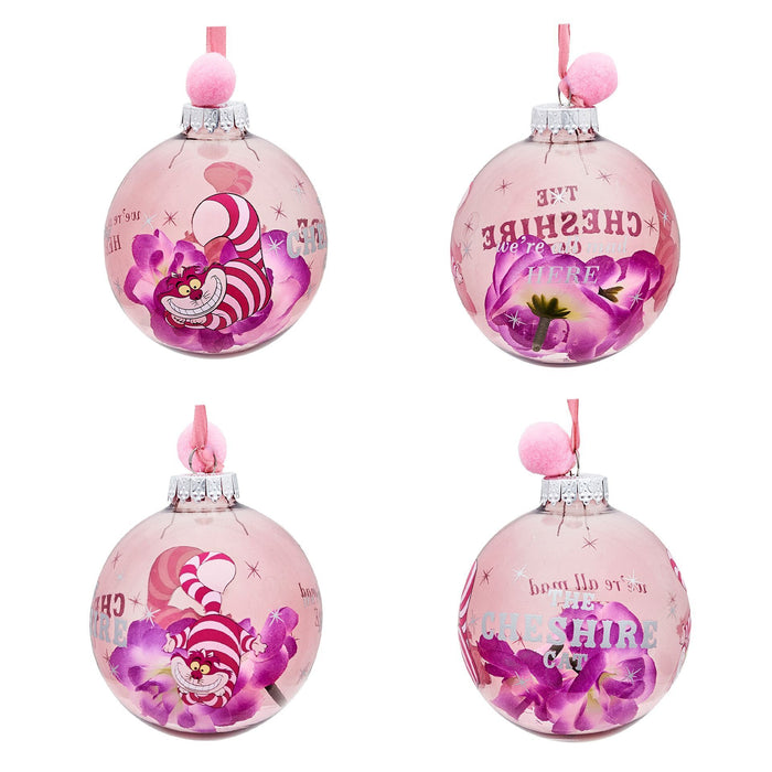 Disney Set of 7 Baubles - Alice In Wonderland