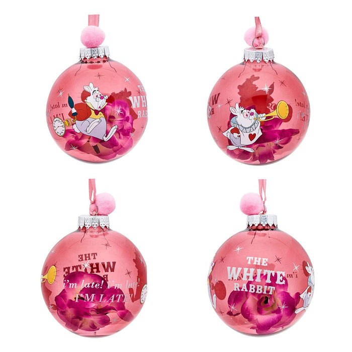 Disney Set of 7 Baubles - Alice In Wonderland