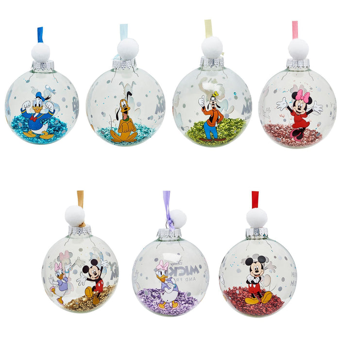 Disney Set of 7 Baubles - Mickey & Friends