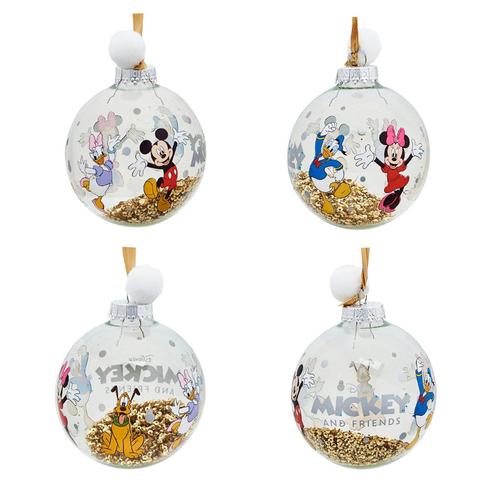 Disney Set of 7 Baubles - Mickey & Friends