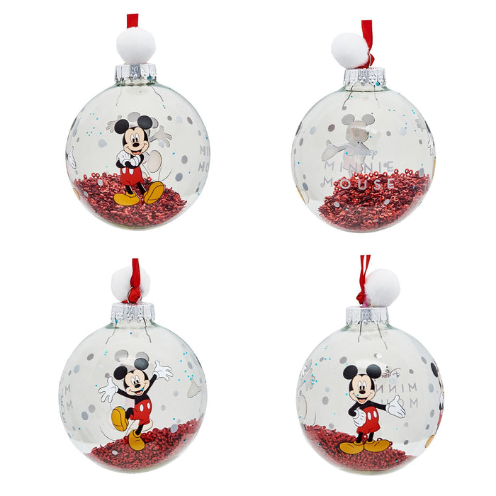 Disney Set of 7 Baubles - Mickey & Friends