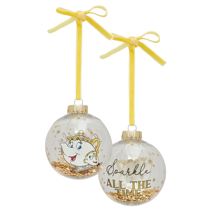 Disney Set of 7 Baubles - Beauty & The Beast