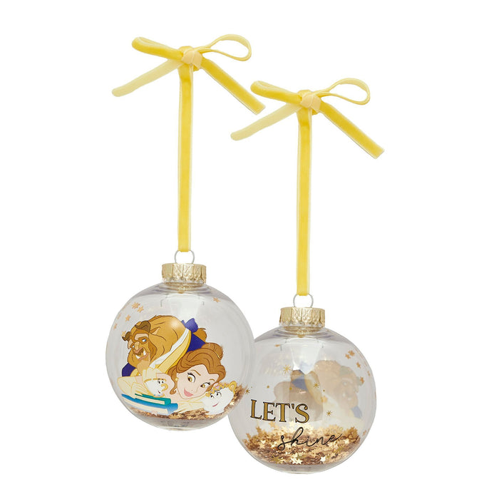 Disney Set of 7 Baubles - Beauty & The Beast