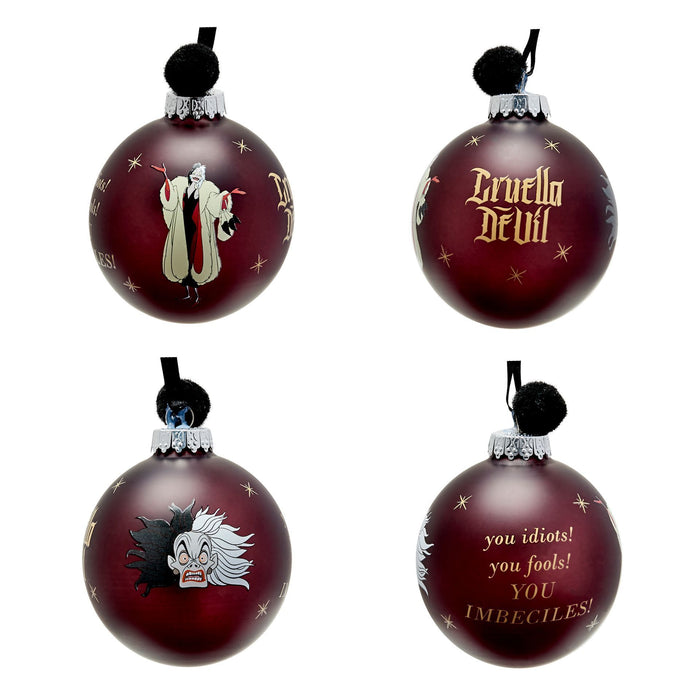 Disney Set of 7 Baubles - Villains