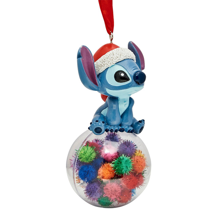 Disney Stitch on A Bauble Resin Hanging Decoration