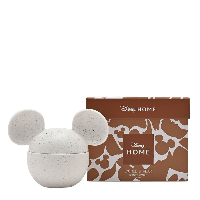 Disney Mickey Ceramic Vessel Fragranced Candle - White