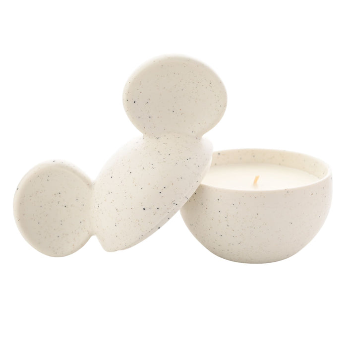 Disney Mickey Ceramic Vessel Fragranced Candle - White