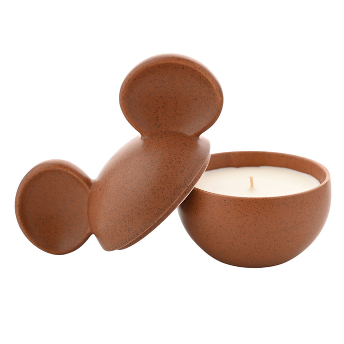 Disney Mickey Ceramic Vessel Fragranced Candle - Terracotta