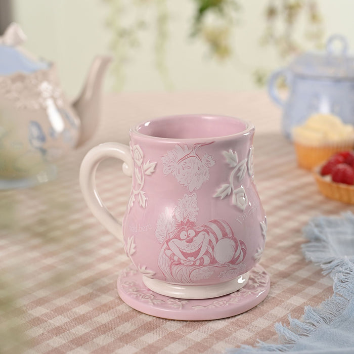 Disney Alice in Wonderland Embossed Mug - Cheshire Cat