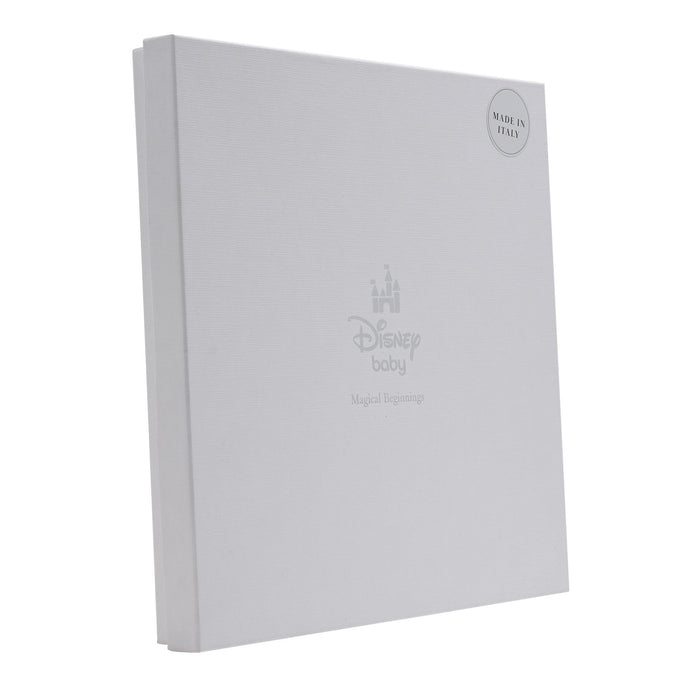 Disney Mickey Mouse 12 Month Multi Aperture Real 999 Silver Plate Frame With White Wooden Back