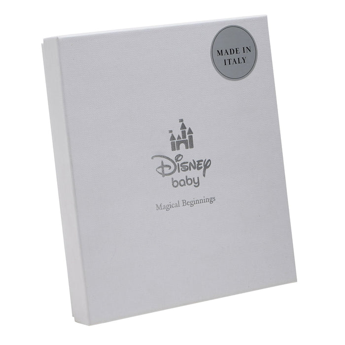 Disney 4" x 6" Minnie Mouse Border Silver 999 Plated Frame With White Wooden Back