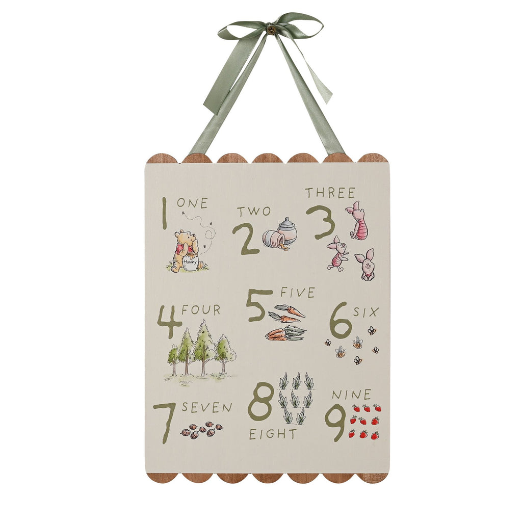 Winnie Pooh Counting Plaque