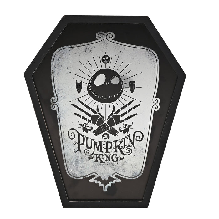 Disney Nightmare Before Christmas Mirrored Plaque - Pumpkin King