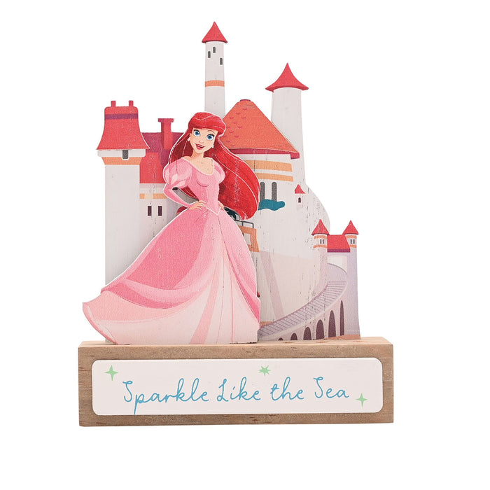 Disney Pastel Princess Mini Castle Plaque - Ariel
