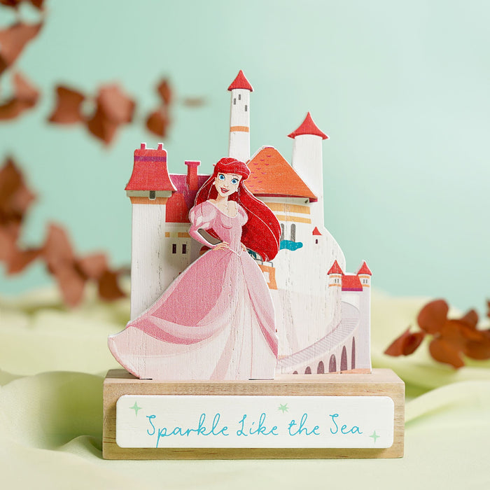 Disney Pastel Princess Mini Castle Plaque - Ariel