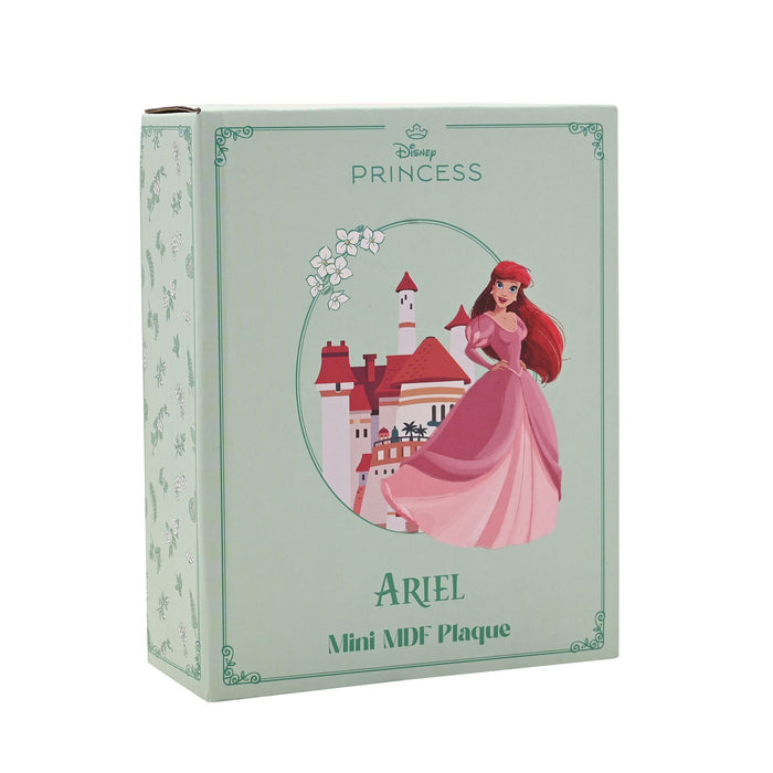 Disney Pastel Princess Mini Castle Plaque - Ariel