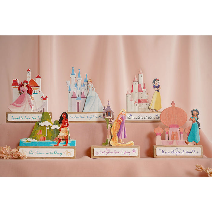 Disney Pastel Princess Mini Castle Plaque - Cinderella