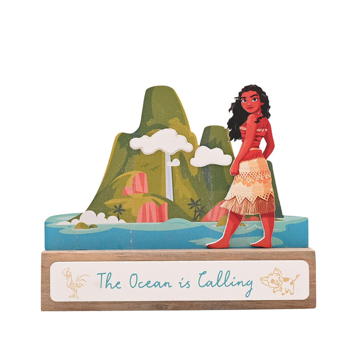 Disney Pastel Princess Mini Castle Plaque - Moana