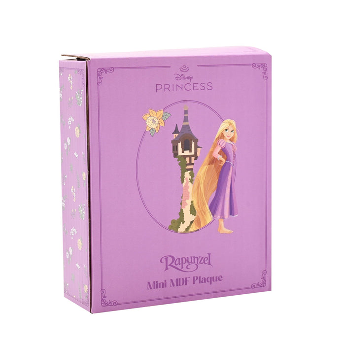 Disney Pastel Princess Mini Castle Plaque - Rapunzel