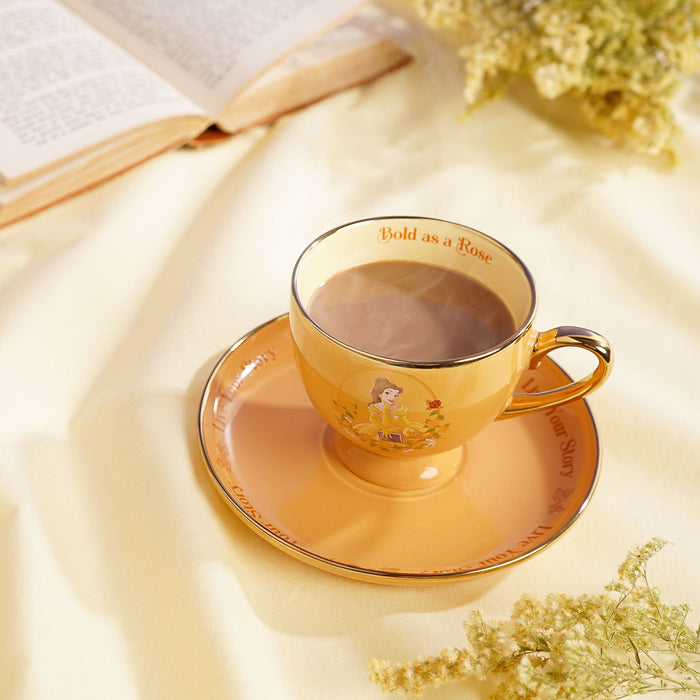 Disney Pastel Princess Tea Cup & Saucer - Belle