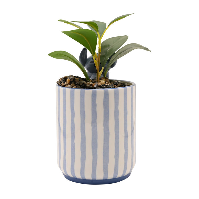 disney pot plants Disney Stitch Planter with 3D Stitch & Faux Plant — The Home of Characters