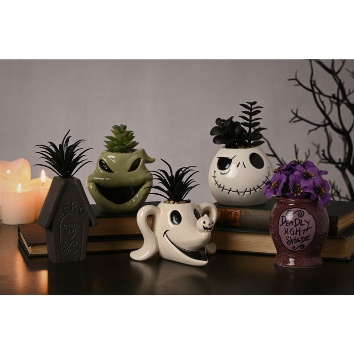 Disney Nightmare Before Christmas Planter with Faux Plant - Jack