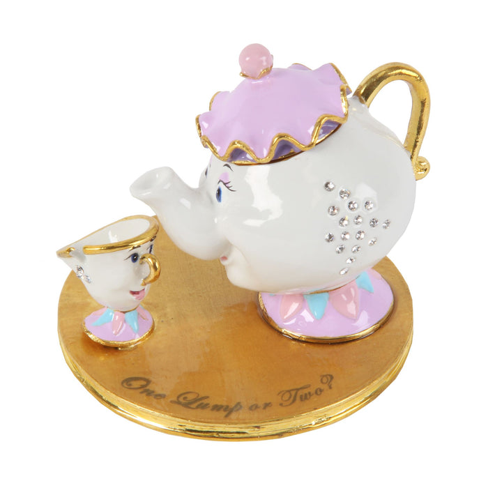 Disney Classic Trinket Box - Mrs Potts & Chip