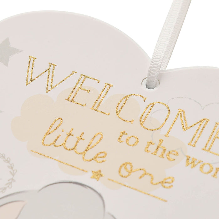 Disney Magical Beginnings Heart Plaque Welcome to the World