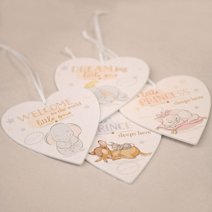 Disney Magical Beginnings Heart Plaque Welcome to the World