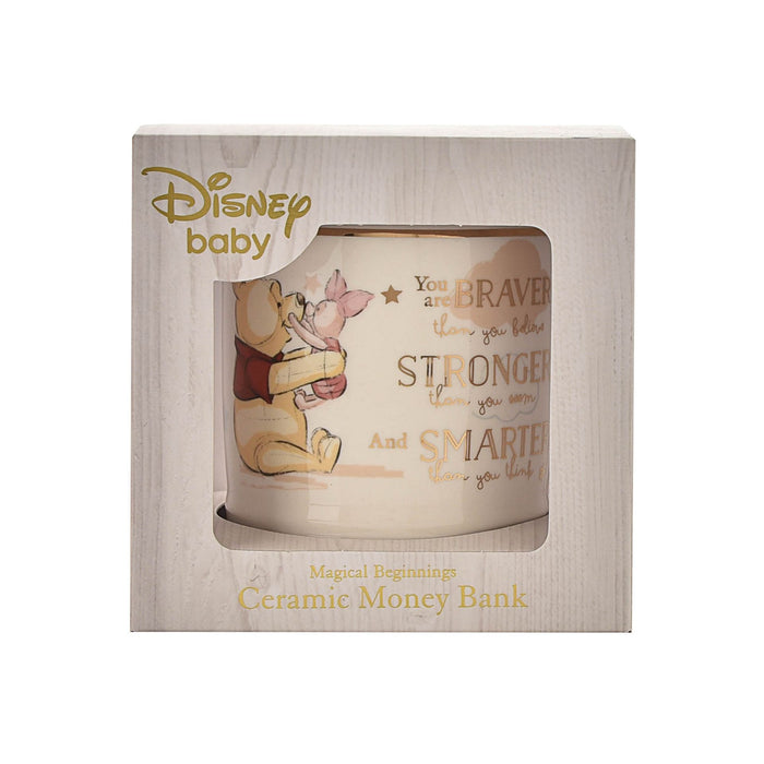 Disney Magical Beginnings Ceramic Money Box - Pooh