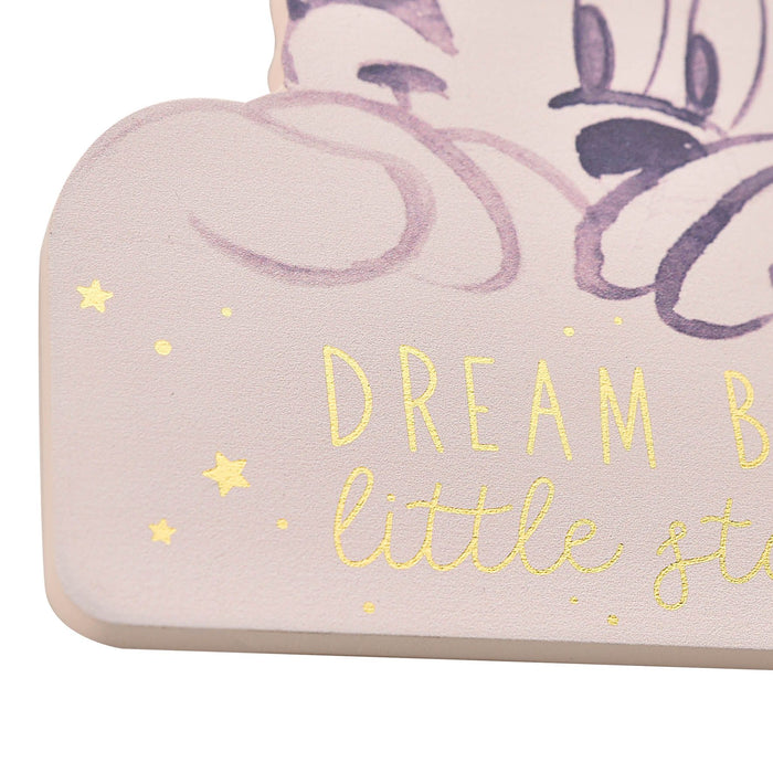 Disney Minnie Dream Big Little Star Plaque - Pink