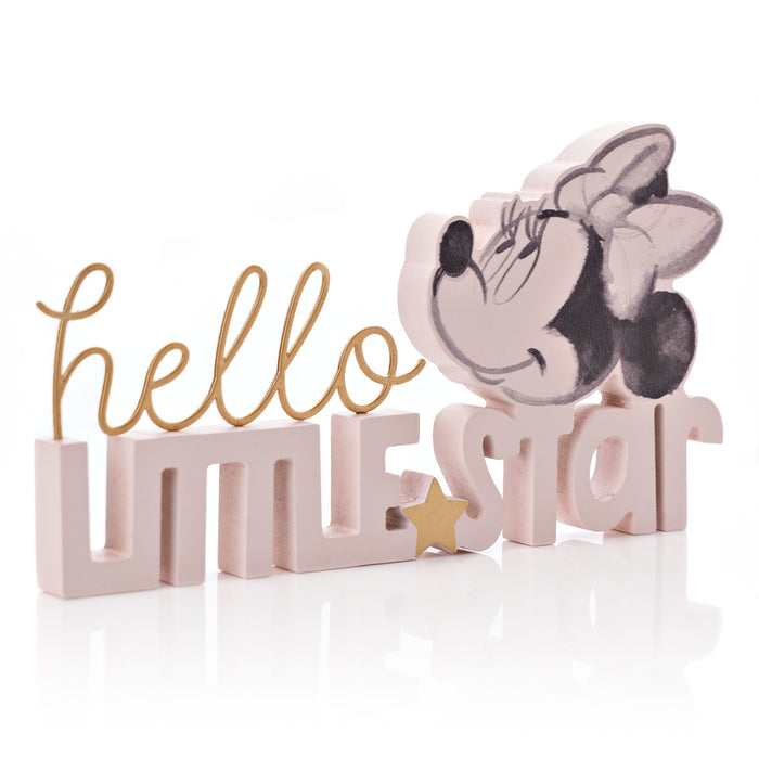 Disney Minnie Hello Little Star Mantel Plaque Pink