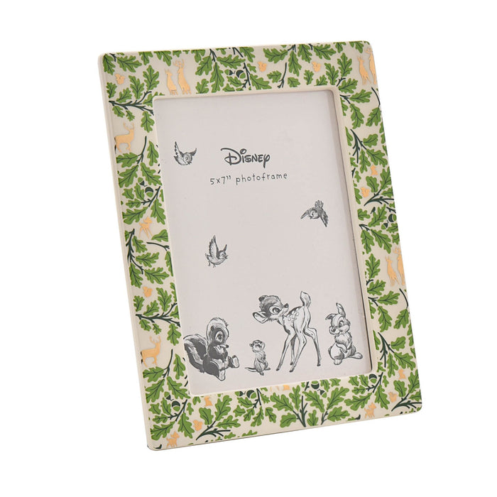 Disney Bambi Ceramic Frame with Gold Foil - 5" x 7"