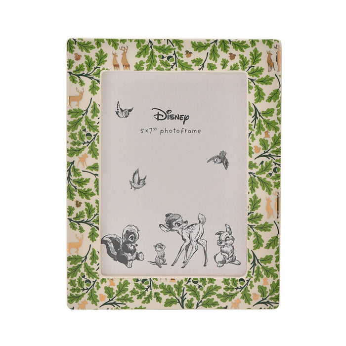 Disney Bambi Ceramic Frame with Gold Foil - 5" x 7"