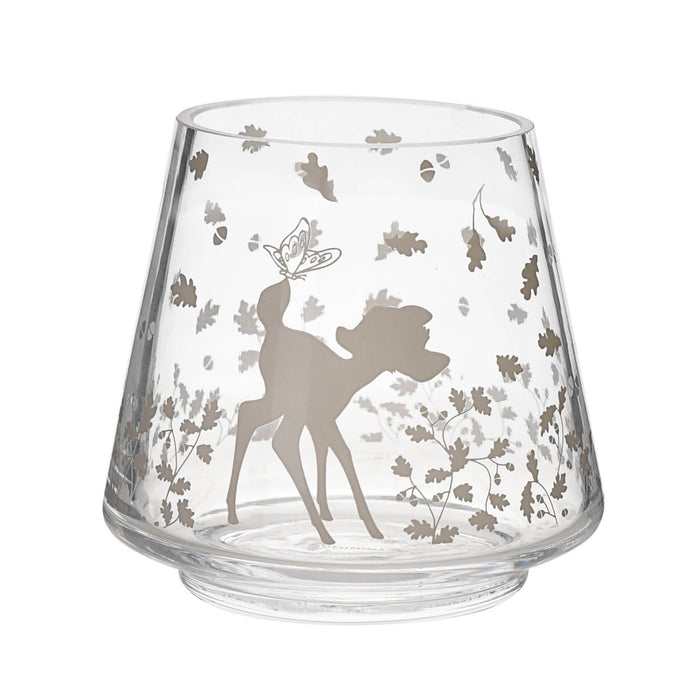 Disney Bambi and Thumper Set of 2 Glass Candle Holders