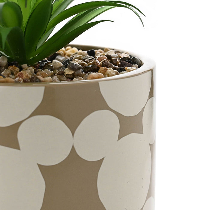 Disney Mickey Ceramic Footed Planter with Faux Plant