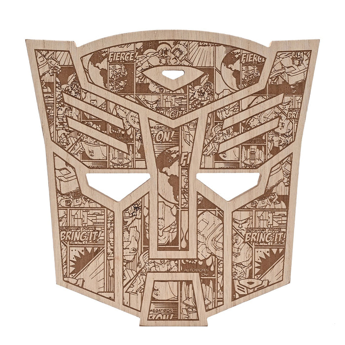 Transformers Autobot Wooden Plaque - 25cm