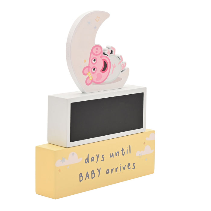 Peppa Pig New Baby Countdown Plaque