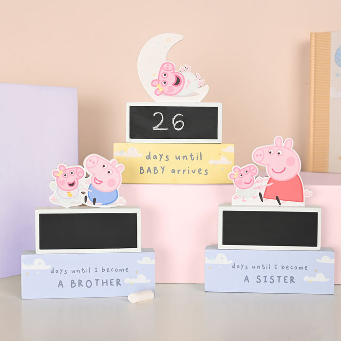 Peppa Pig Big Brother Countdown Plaque